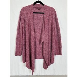 Barefoot Dreams Bamboo Chic Lite Waterfall Front Cardigan Small/Medium EUC